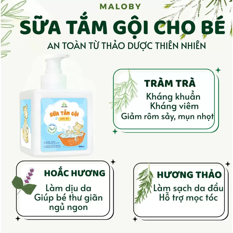 Sữa tắm gội cho bé (1)