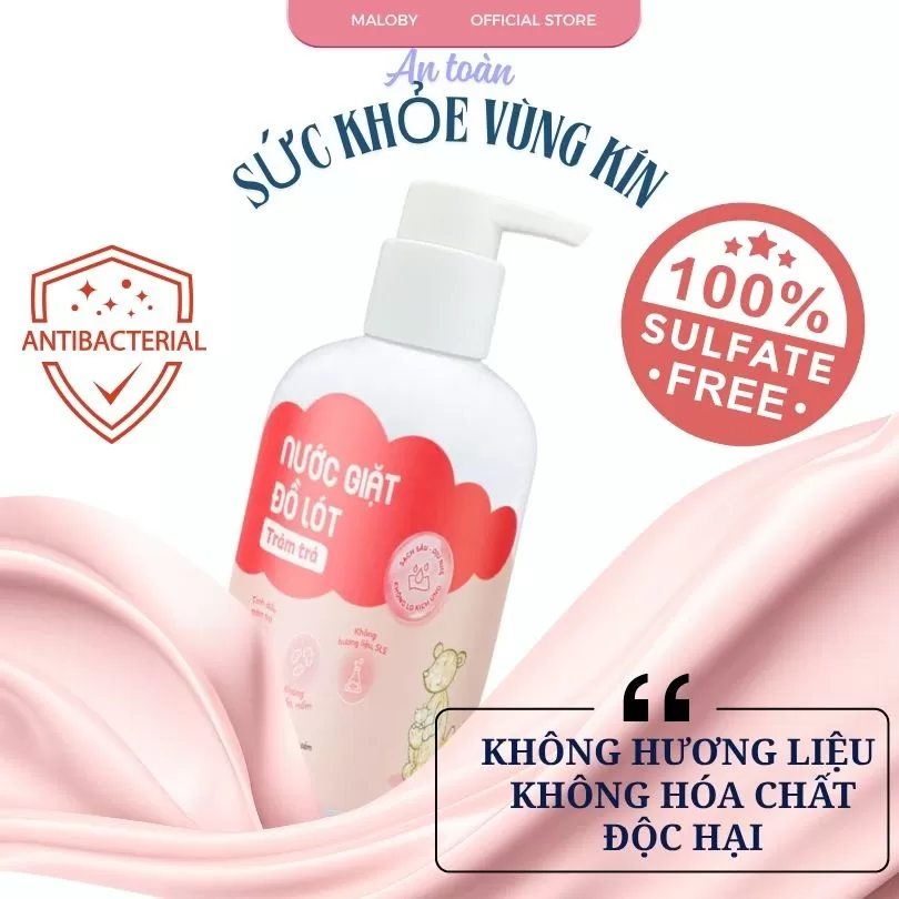 Nước giặt đồ lót tràm trà Maloby