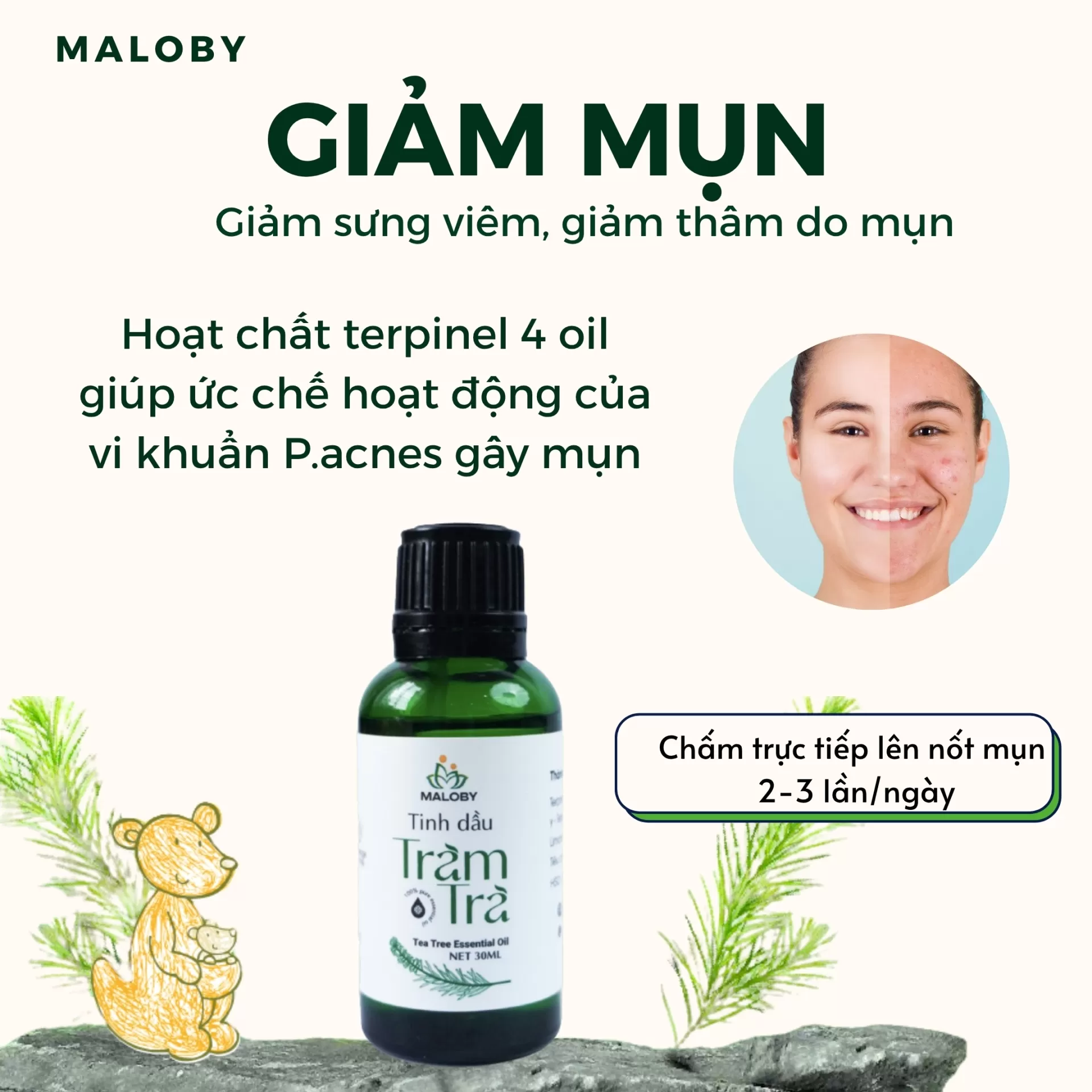 Tinh Dầu Tràm Trà Maloby
