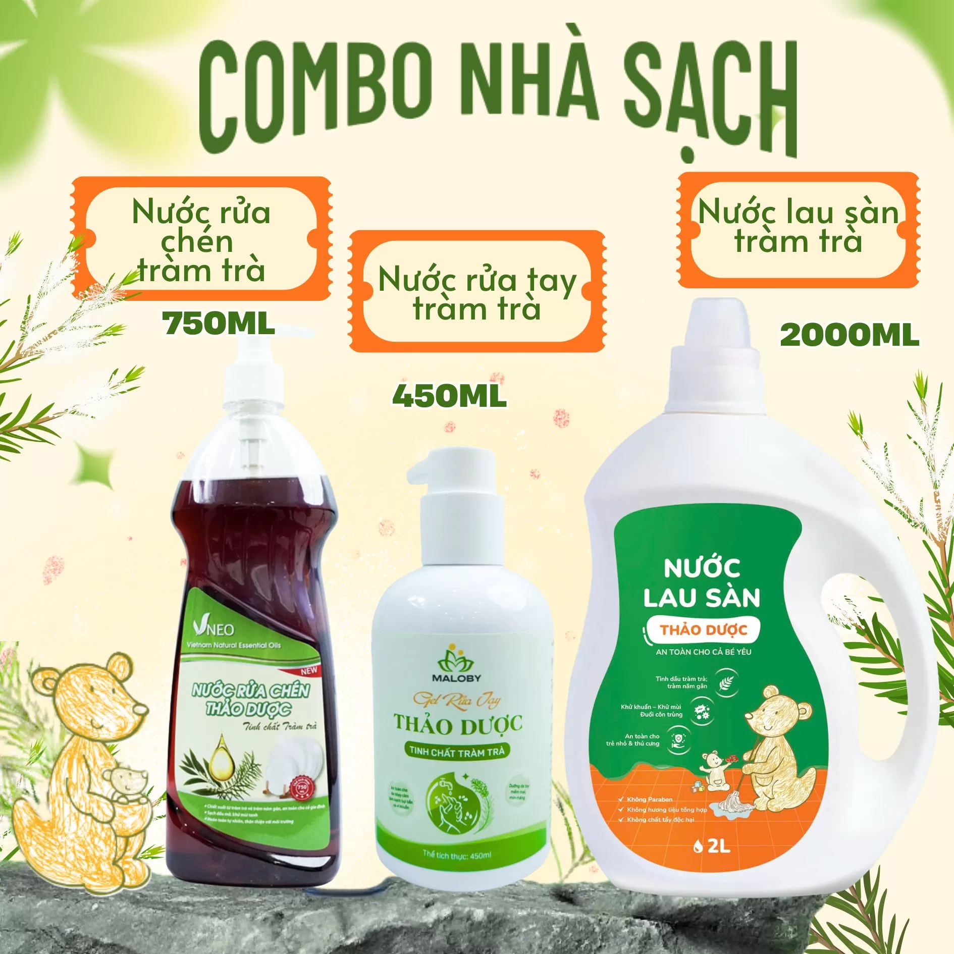 COMBO NHÀ SẠCH