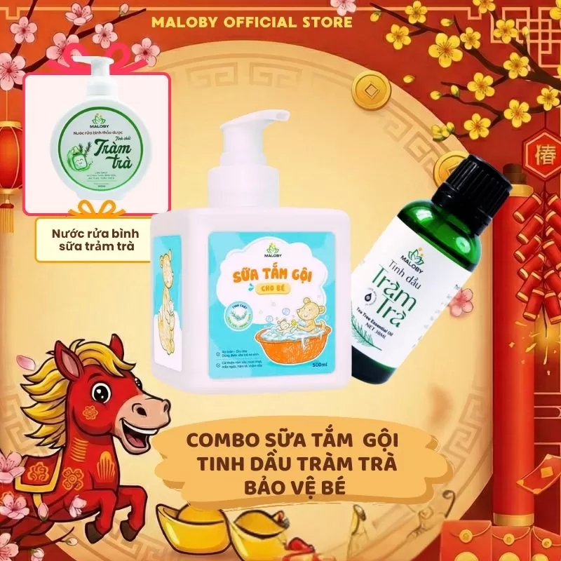 Combo chăm sóc bé yêu Maloby