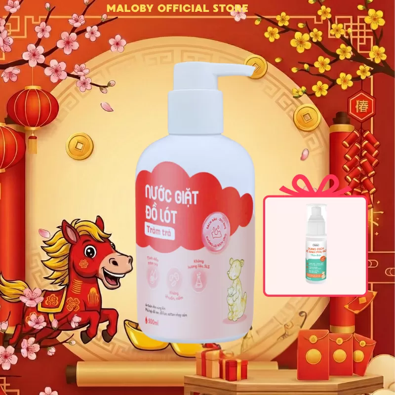 Nước giặt đồ lót tràm trà Maloby