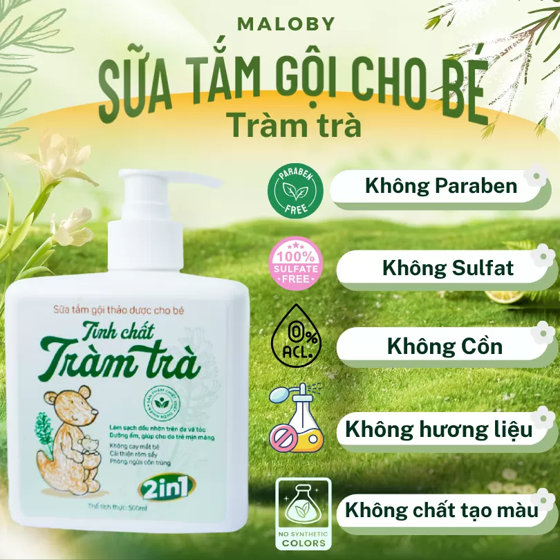 Sữa tắm gội cho bé
